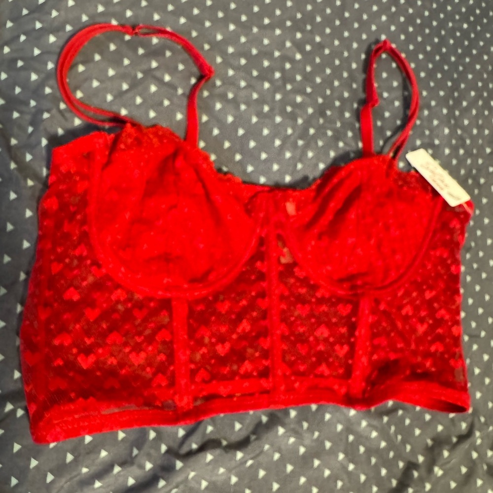 Red Lace Bralette